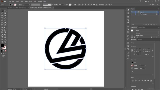 آموزش طراحی لوگوی کافه کاف با استفاده از نرم افزار ایلوستریتور