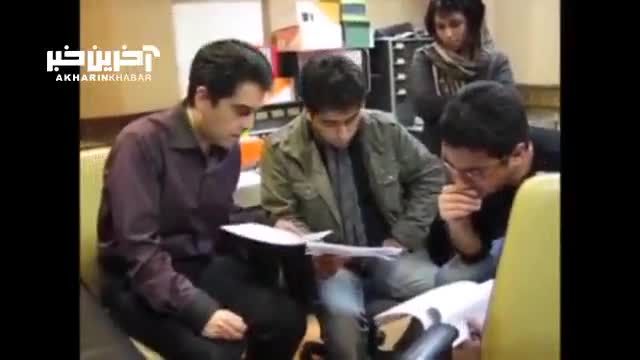 ویدیویی زیر خاکی از تمرین خوانندگی همایون شجریان و محمد معتمدی (فیلم)