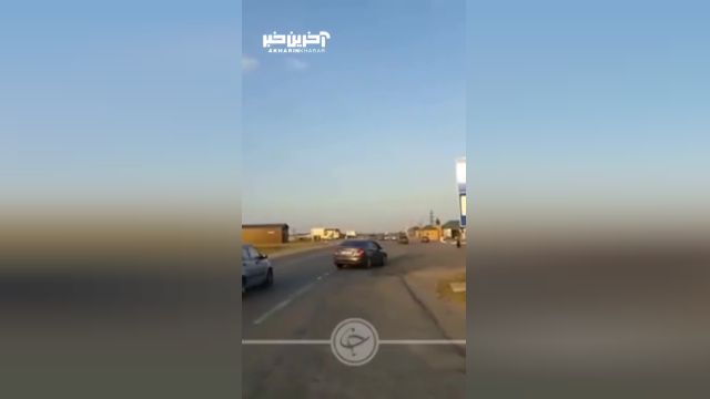کلیپ تصادف هواپیما با ماشین در جاده!