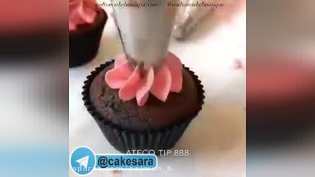 ایده جذاب تزیین کاپ کیک برای مهمونی / تزیین کاپ کیک با ماسوره