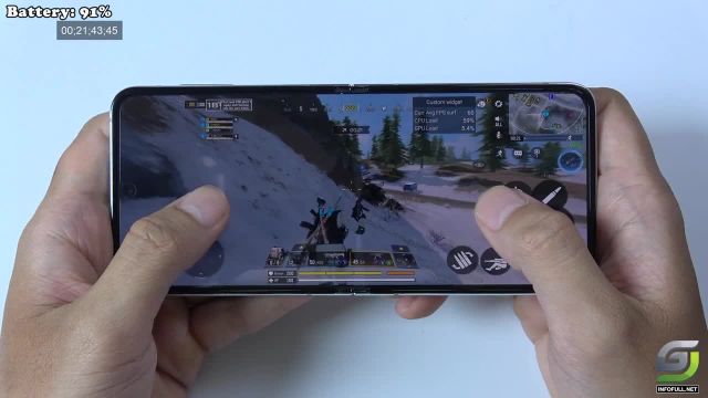 تست بازی Call of Duty Mobile CODM در Samsung Galaxy Z Flip 5