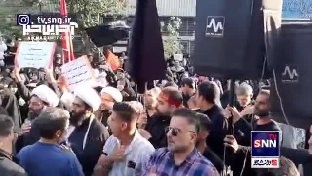 تجمع اعتراضی مردم شیراز در پی ماجرای ضرب و شتم آمر به معروف