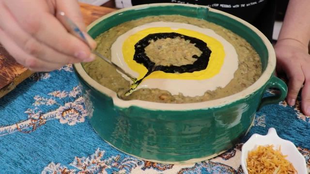 طرز تهیه آش شله قلمکار خوشمزه و سنتی به روش اصیل ایرانی