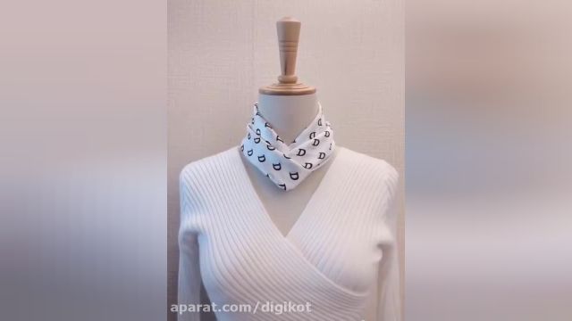 20 مدل بستن دستمال گردن دخترانه | ویدیو
