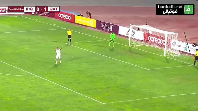 ضربات پنالتی بازی قطر 6 - عراق 5