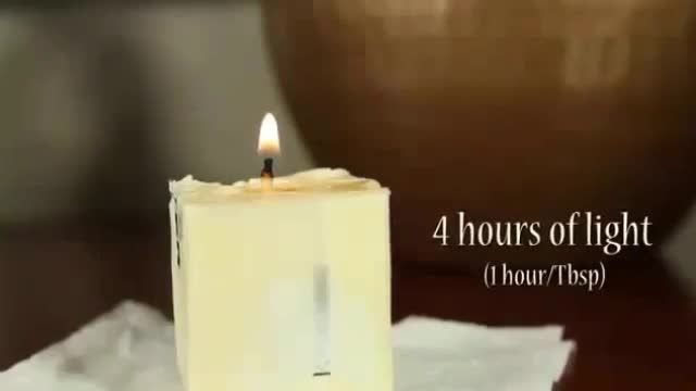 ساخت شمع با کره | آموزش شمع سازی