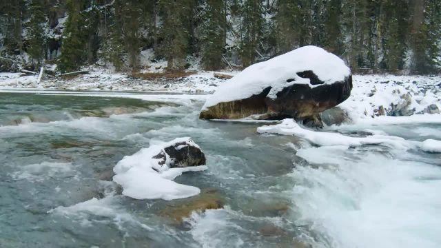بهترین طبیعت خوش منظره کانادا در زمستان | ویدیوی آرامش با صداهای طبیعت | قسمت 3