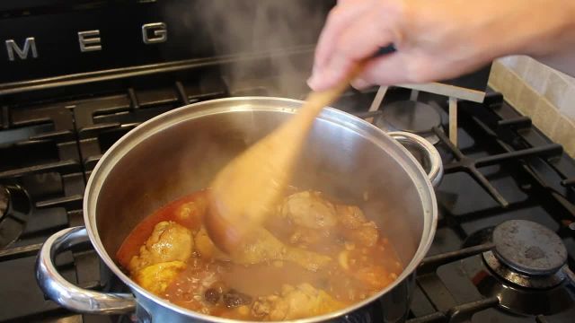 دستور پخت خورشت مرغ و آلو یا خورشت مرغ مسمای آذری