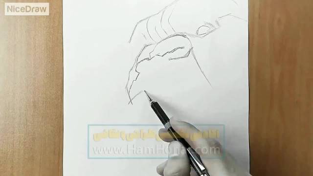 آموزش طراحی-طراحی سیاه قلم-ترفند نقاشی گوریل
