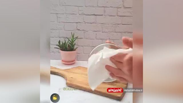 ترفند و روش نگهداری تازه سبزی با استفاده دستمال کاغذی | ویدیو