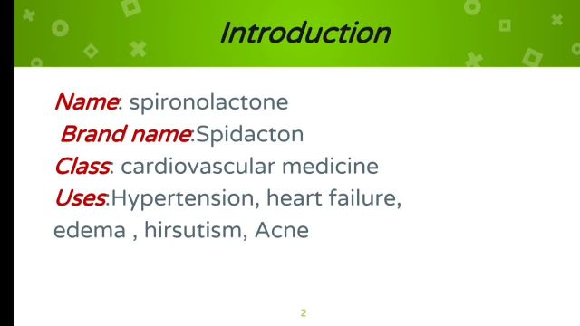 همه چیز در مورد اسپیرونولاکتون spironolactone | عوارض و دوز مصرفی اسپیرونولاکتون