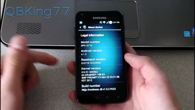 بررسی رام Goodness JB FK23 در Samsung Epic 4G Touch