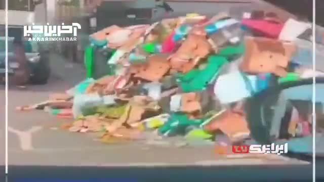 اعتصاب پاکبانان و تلمبار شدن زباله‌ ها در لندن