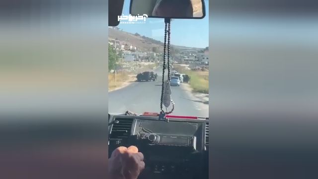 کلیپ تیراندازی نظامیان صهیونیست به یک خودرو در جنوب جنین