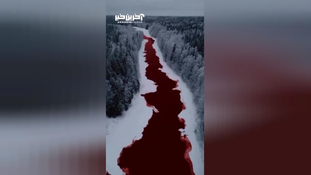 روسیه: راز قرمز شدن رودخانه‌ها روشن شد!