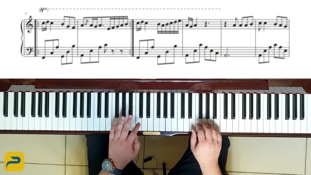 آموزش پیانو با رشیدیان | آهنگ عشق تو نمیمیرد از عارف
