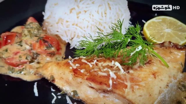 طرز تهیه ماهی سالمون با سس سفید خوشمزه و پرخاصیت با دستور ساده و آسان