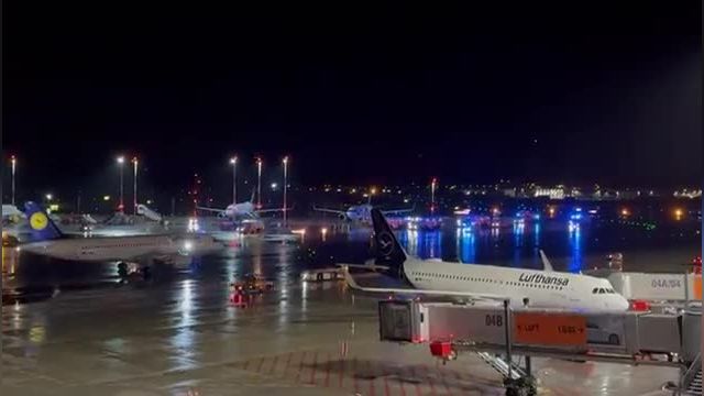 فرودگاه هامبورگ به دلیل وقوع حادثه امنیتی بسته شد (ویدئو)