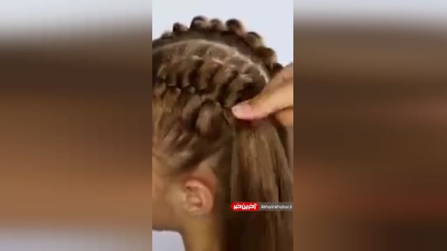 آموزش بافت فرانسوی موی دخترانه | فیلم
