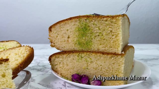 طرز تهیه کیک اسفنجی و خوشمزه با دستور افغانی