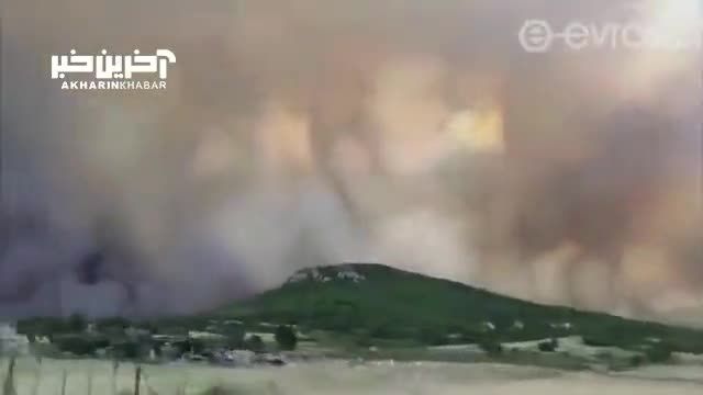 ادامه آتش‌سوزی‌های جنگلی در یونان