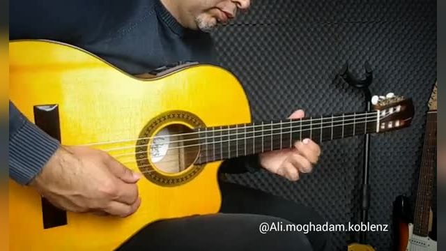 آموزش آهنگ عطر تو ابی با گیتار - علی مقدم