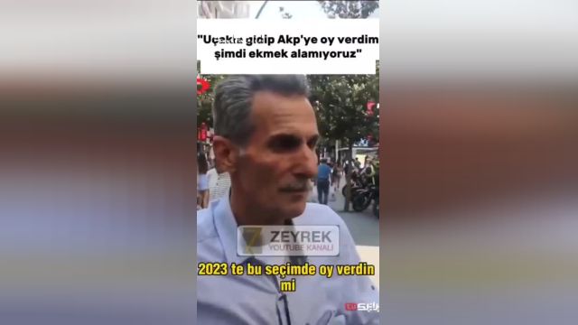 نارضایتی یک شهروند ترکیه‌ای از رای دادن به اردوغان