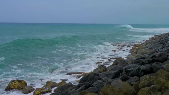 2 ساعت صدای آرام امواج اقیانوس از جزیره اوآهو (هاوایی)