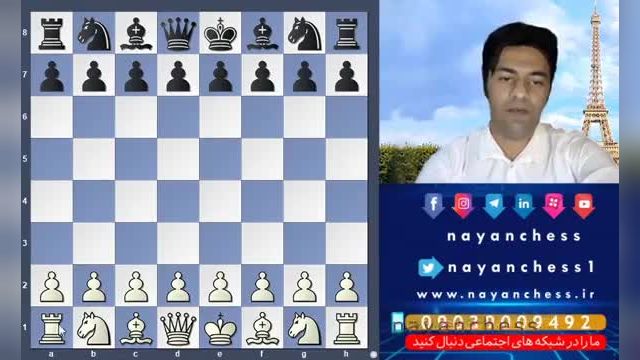 آموزش شطرنج | نحوه چیدن مهره های شطرنج | درس سوم