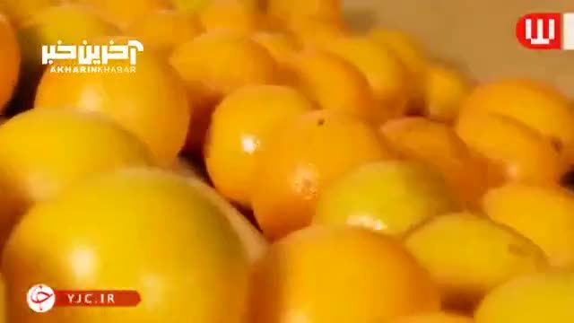 خط تولید آب پرتقال در کارخانه