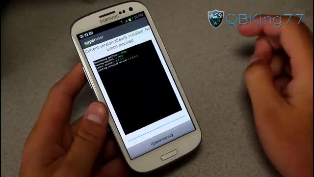 روش روت کردن Sprint / T-Mobile Samsung Galaxy S III