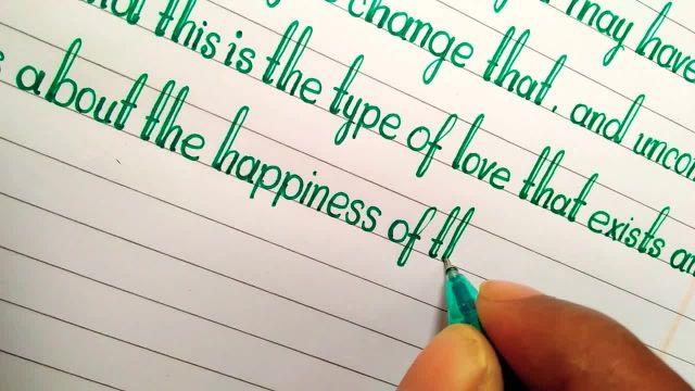 آموزش دست خط انگلیسی برای مبتدیان | تمرین دست خط زیبای حروف کوچک