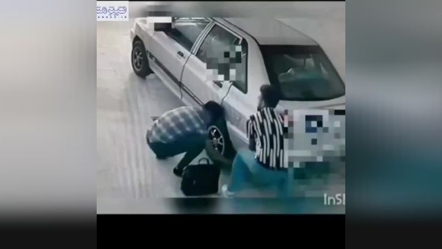 سرقت لاستیک خودرو در الهیه مشهد