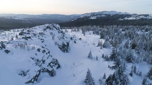طلسم زمستانی کوه ایرمل، اورال جنوبی با موسیقی آرامش بخش