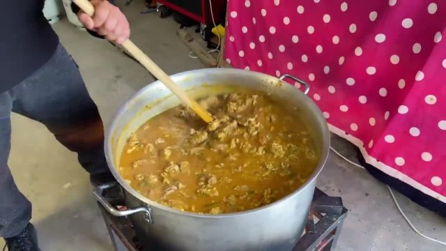 آموزش پخت شله گوشتی افغانی لعابدار و خوشمزه به سبک افغان ها