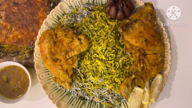 طرز تهیه شوید پلو با مرغ زعفرانی خوشمزه و درجه یک غذای مجلسی ایرانی