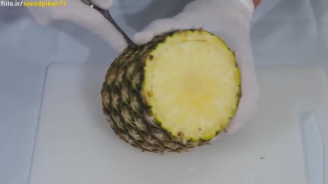 ویدئو کلیپ آموزش میوه آرایی - آموزش تزیین آناناس