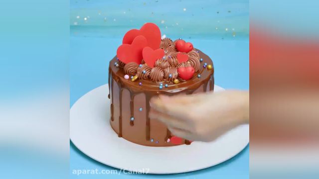 آموزش تزیین کیک و دسر بسیار خوشمزه برای تولد