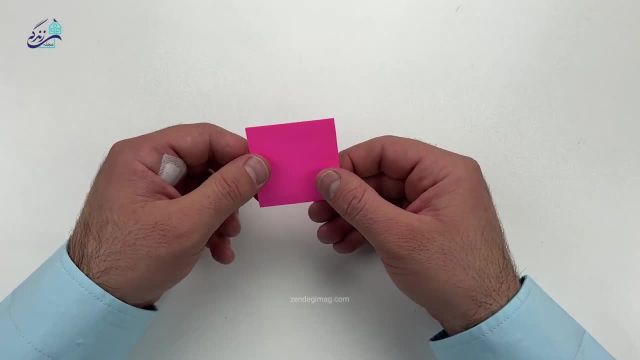 آموزش اوریگامی : ساخت دمپایی کاغذی