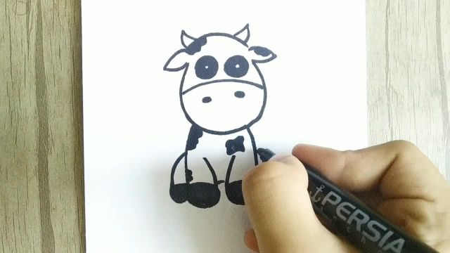 آموزش نقاشی گاو : راههای آسان و لذت‌ بخش برای کودکان و آماتورها