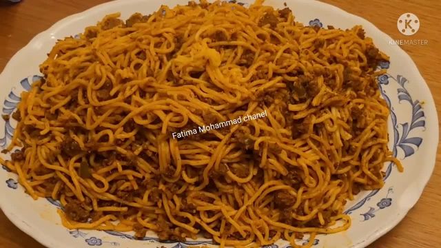 طرز تهیه اسپاگتی افغانی با زیتون خوشمزه و عالی برای مهمانی