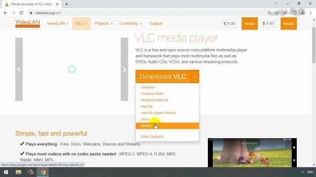 آموزش نصب نرم افزار وی ال سی مدیا پلیر VLC Media Player