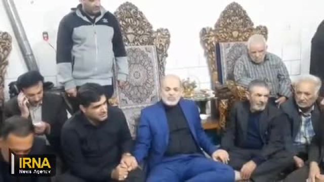 دیدار وزیر کشور با خانواده‌ی 8 شهید حادثه تروریستی کرمان: فیلم و خاطرات این دیدار