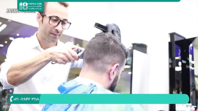 آموزش کراتین کردن موی مردانه