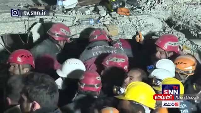 نجات یک زوج در هاتای ترکیه پس از 209 ساعت از وقوع زلزله | ویدیو