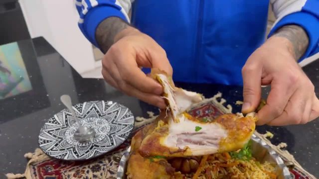 طرز تهیه کته عراقی در پلوپز + راز مرغ سرخ کرده