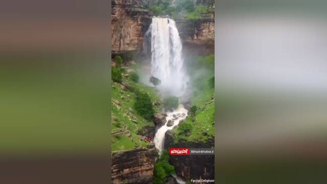 کلیپ طبیعت فوق العاده زیبا از آبشار «ختچو» در لرستان