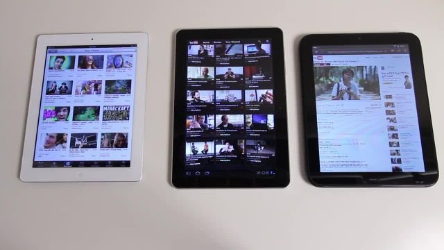 آنباکس و بررسی iPad 2 vs Galaxy Tab 10.1 vs HP TouchPad