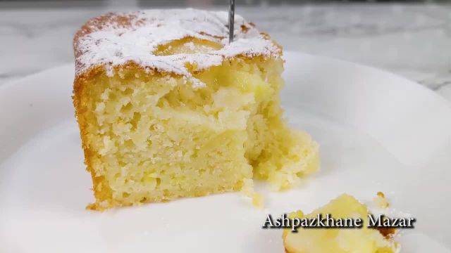 طرز تهیه کیک سیب نرم و اسفنجی با دستور افغانی مرحله به مرحله