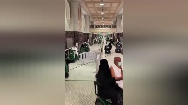 موتورسواری زنان در مسجد الحرام | ویدیو